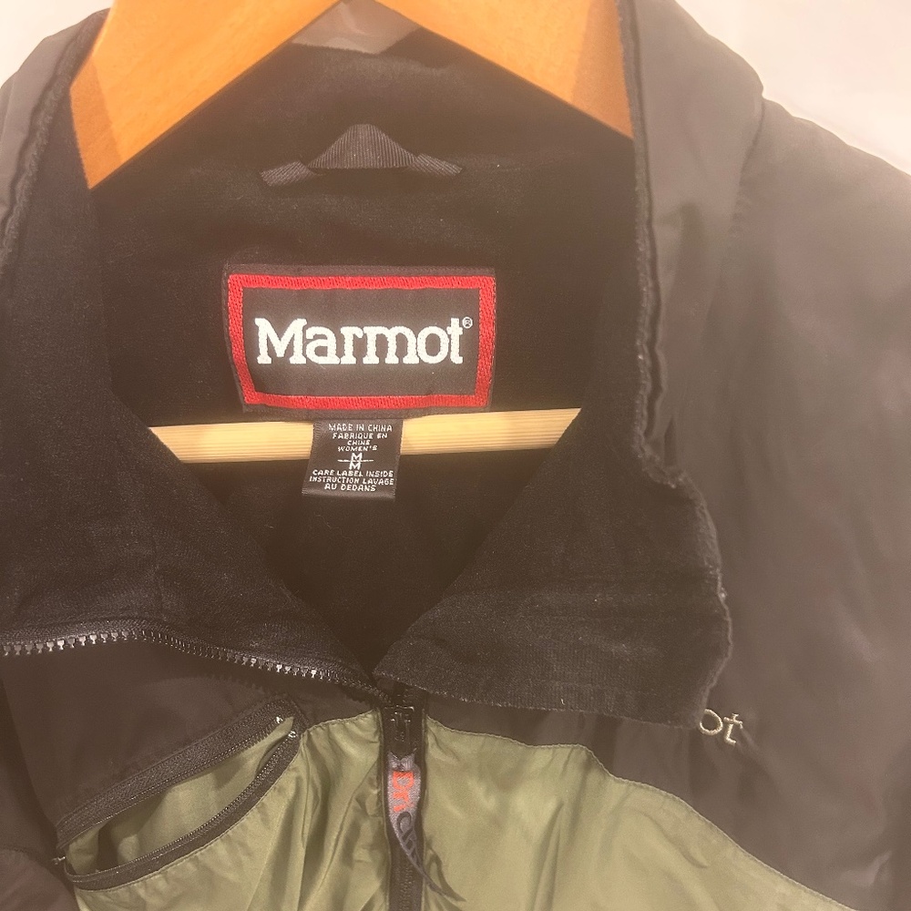 Marmot DriClime jacket / windshirt, M, green/black.